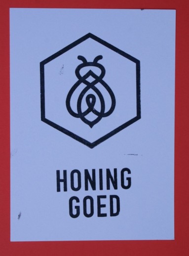 logo stempel honing goed